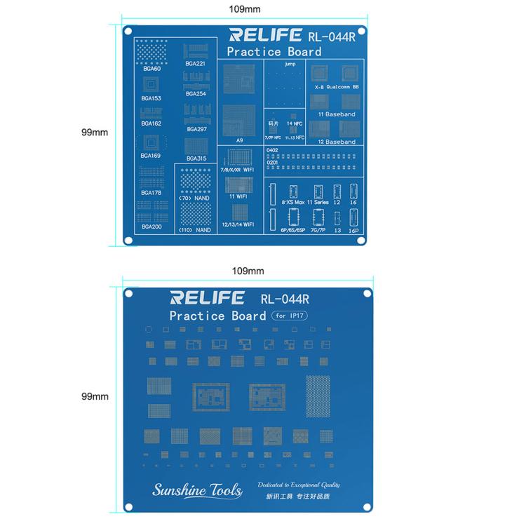 Connettore chip BGA RELIFE RL-044R per iPhone 17 - immagine 2