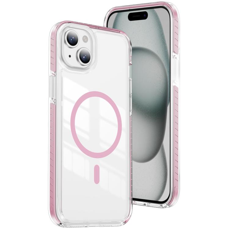 Custodia per telefono Crystal Shield trasparente magnetica ibrida in acrilico e TPU, For iPhone 14 / 13, For iPhone 14 Pro, For iPhone 14 Pro Max