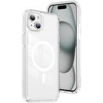 Custodia per telefono Crystal Shield trasparente magnetica ibrida in acrilico e TPU, For iPhone 14 / 13, For iPhone 14 Pro, For iPhone 14 Pro Max