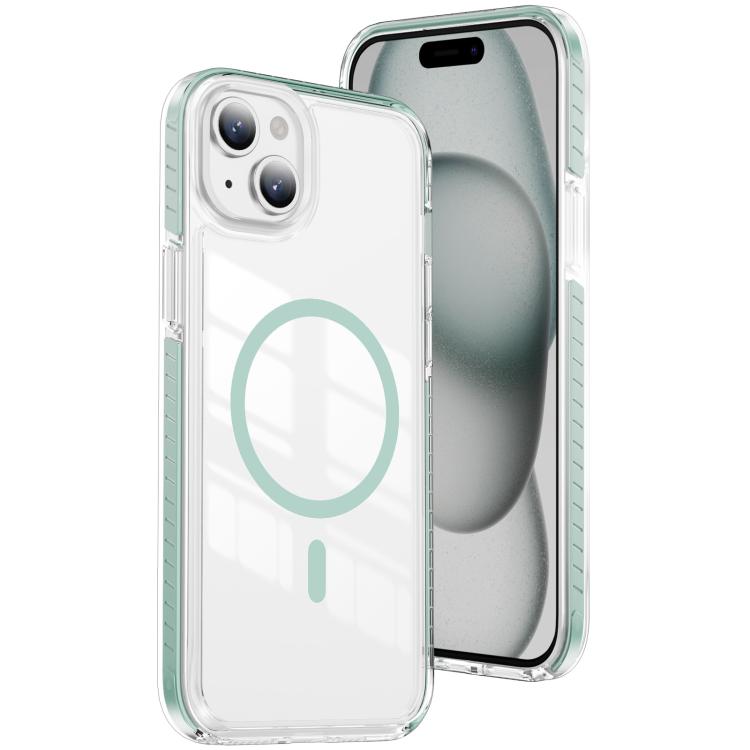 Custodia per telefono Crystal Shield trasparente magnetica ibrida in acrilico e TPU, For iPhone 14 / 13, For iPhone 14 Pro, For iPhone 14 Pro Max