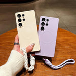 Custodia magnetica in silicone liquido per Samsung Galaxy S26+ e S26 Ultra 5G