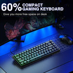 Tastiera meccanica AULA WIN68HE 68 tasti RGB cablata