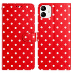 Custodia per telefono in ecopelle con motivo a pois per Samsung Galaxy A23 5G