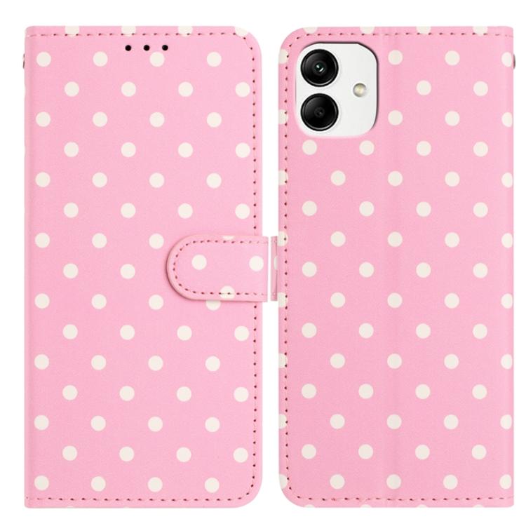 Custodia per telefono in ecopelle con motivo a pois per Samsung Galaxy A23 5G