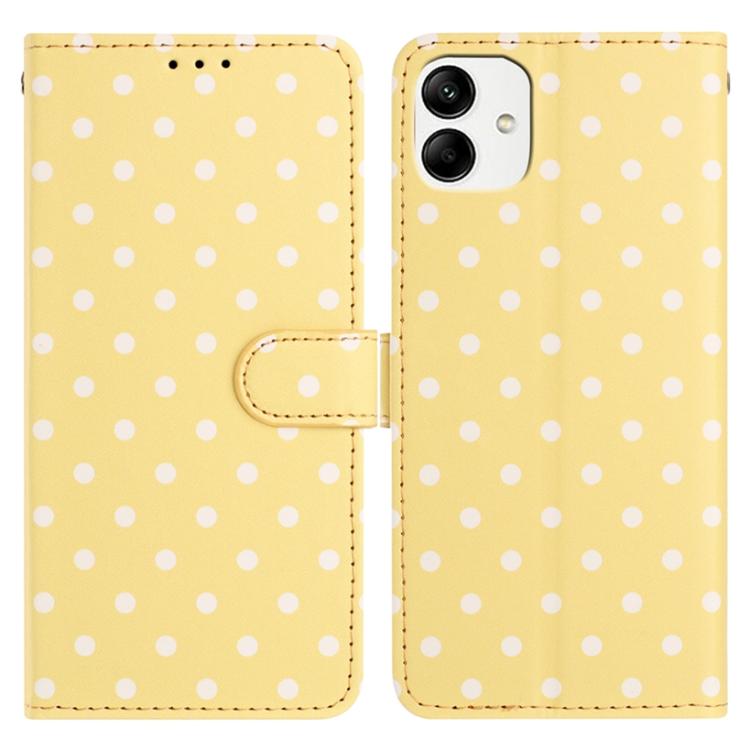 Custodia per telefono in ecopelle con motivo a pois per Samsung Galaxy A23 5G
