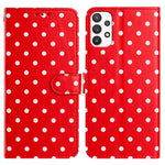 Custodia per telefono in ecopelle con motivo a pois per Samsung Galaxy A23 5G