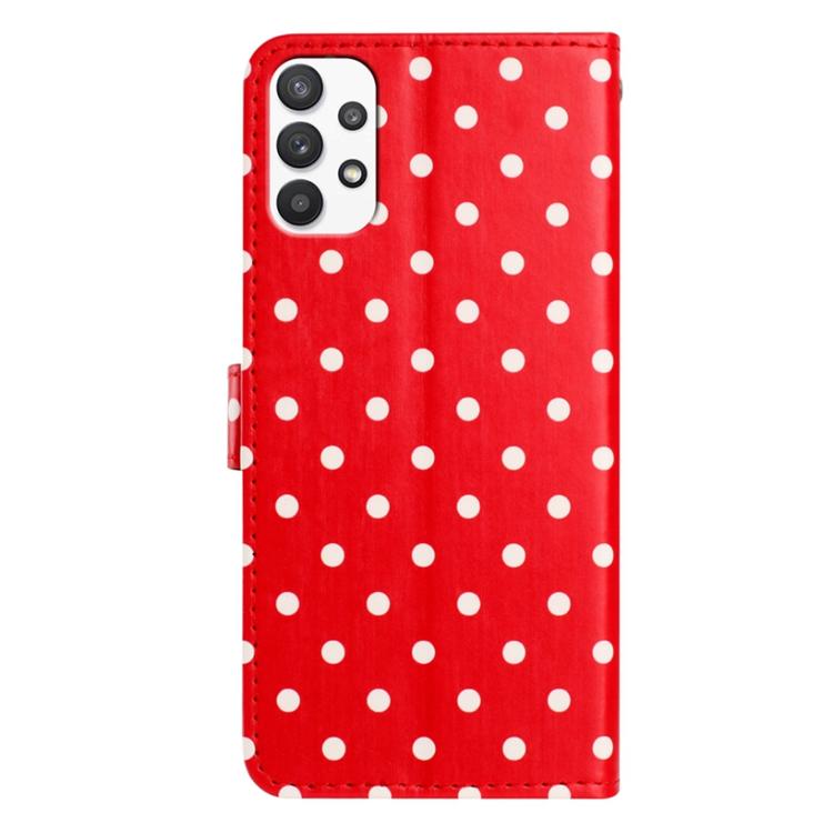 Custodia per telefono in ecopelle con motivo a pois per Samsung Galaxy A23 5G