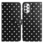 Custodia per telefono in ecopelle con motivo a pois per Samsung Galaxy A23 5G