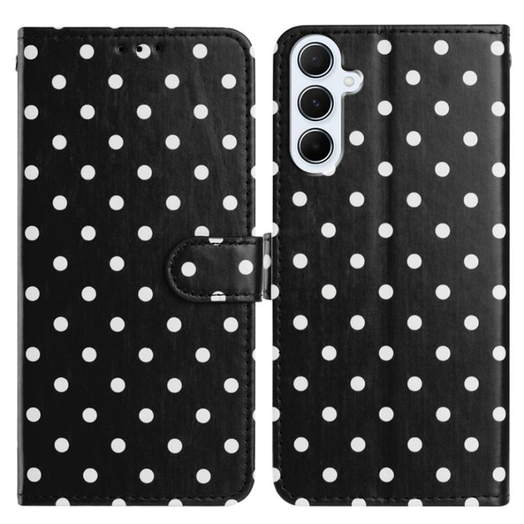 Custodia per telefono in ecopelle con motivo a pois per Samsung Galaxy A23 5G