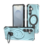 Custodia magnetica con supporto girevole per Samsung Galaxy S25 Edge 5G, Samsung
