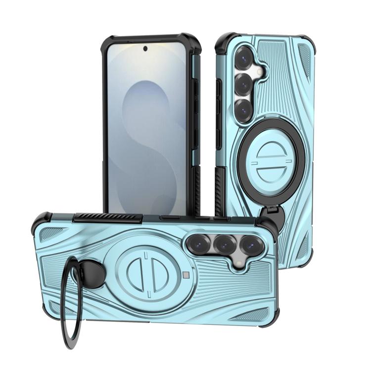 Custodia magnetica con supporto girevole per Samsung Galaxy S25 Edge 5G, Samsung