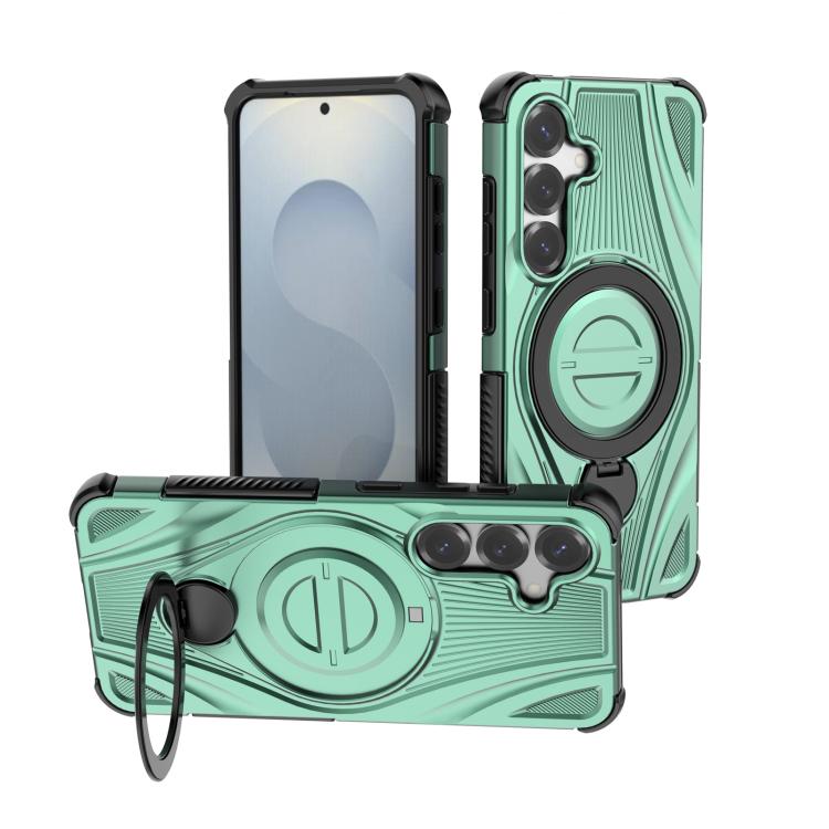Custodia magnetica con supporto girevole per Samsung Galaxy S25 Edge 5G, Samsung
