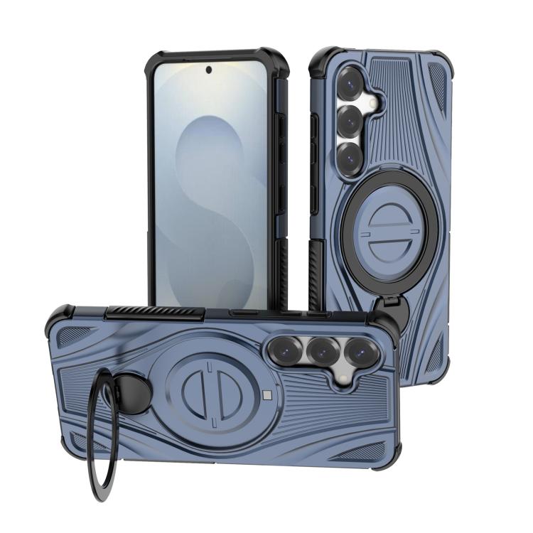 Custodia magnetica con supporto girevole per Samsung Galaxy S25 Edge 5G, Samsung