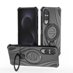 Custodia magnetica con supporto girevole per Samsung Galaxy S25 Edge 5G, Samsung