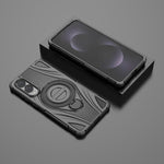 Custodia magnetica con supporto girevole per Samsung Galaxy S25 Edge 5G, Samsung
