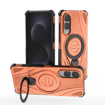 Custodia magnetica con supporto girevole per Samsung Galaxy S25 Edge 5G, Samsung