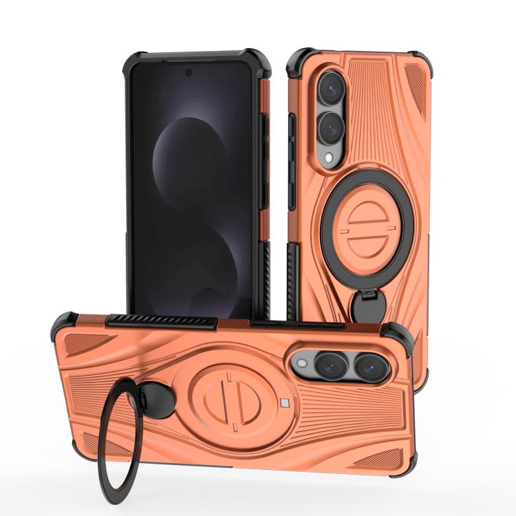 Custodia magnetica con supporto girevole per Samsung Galaxy S25 Edge 5G, Samsung