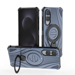 Custodia magnetica con supporto girevole per Samsung Galaxy S25 Edge 5G, Samsung