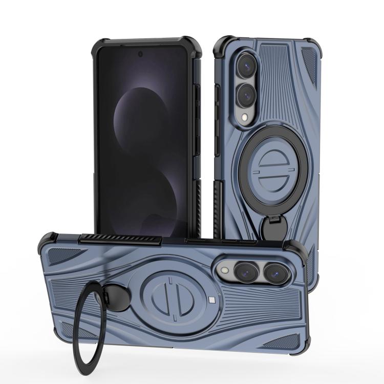 Custodia magnetica con supporto girevole per Samsung Galaxy S25 Edge 5G, Samsung