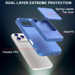 Custodia per telefono con specchietto nascosto in TPU effetto pelle e supporto, For iPhone 17 Pro Max, For iPhone 17 Pro, For iPhone 17, For iPhone Air