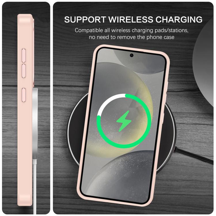 Custodia magnetica per telefono XDcase con cornice in metallo effetto pelle e lente in metallo., For Samsung Galaxy S24+ 5G, For Samsung Galaxy S24 5G