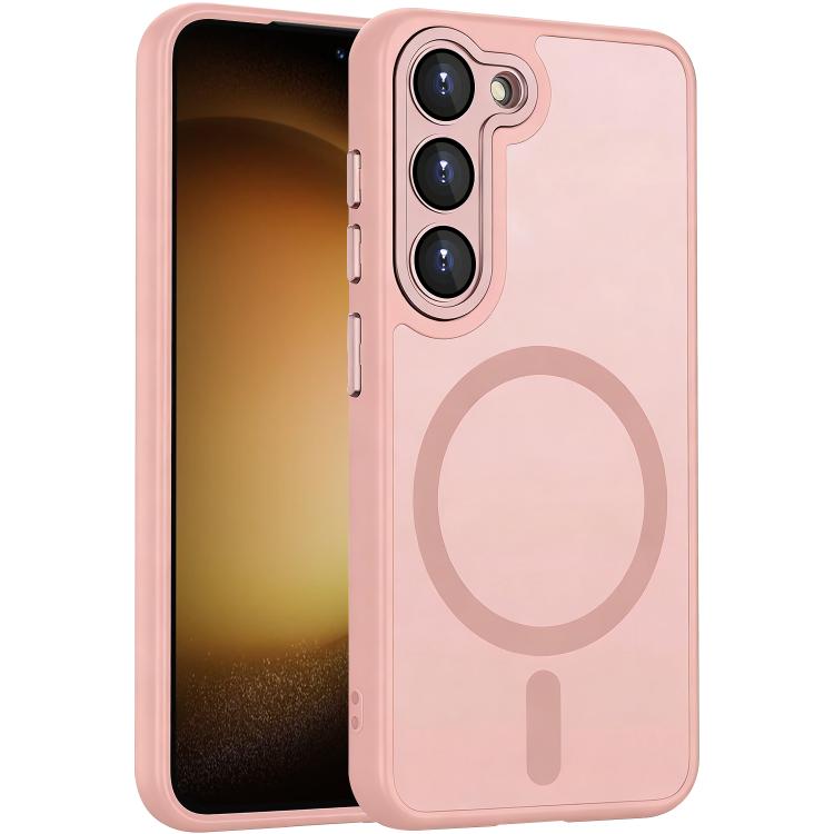 Custodia magnetica satinata con pellicola protettiva per Samsung Galaxy S24 FE