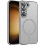 Custodia magnetica satinata con pellicola protettiva per Samsung Galaxy S24 FE