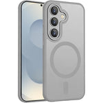 Custodia magnetica satinata con pellicola protettiva per Samsung Galaxy S25