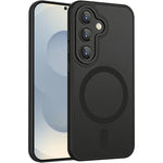 Custodia magnetica satinata con pellicola protettiva per Samsung Galaxy S25