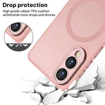 Custodia magnetica satinata con pellicola protettiva per Samsung Galaxy S25