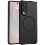 Custodia magnetica satinata con pellicola protettiva per Samsung Galaxy S25