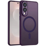 Custodia magnetica satinata con pellicola protettiva per Samsung Galaxy S25