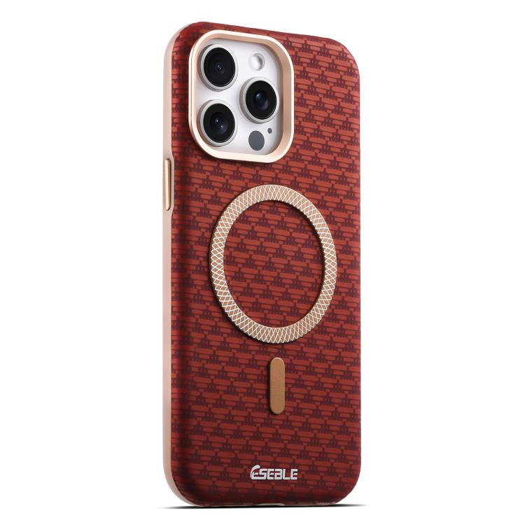Custodia magnetica per telefono ESEBLE L3 con lente in metallo e protezione triangolare., For iPhone 17, For iPhone 16 Pro Max, For iPhone 16 Pro, For iPhone 16, For iPhone 15 Pro Max, For iPhone 15 Pro