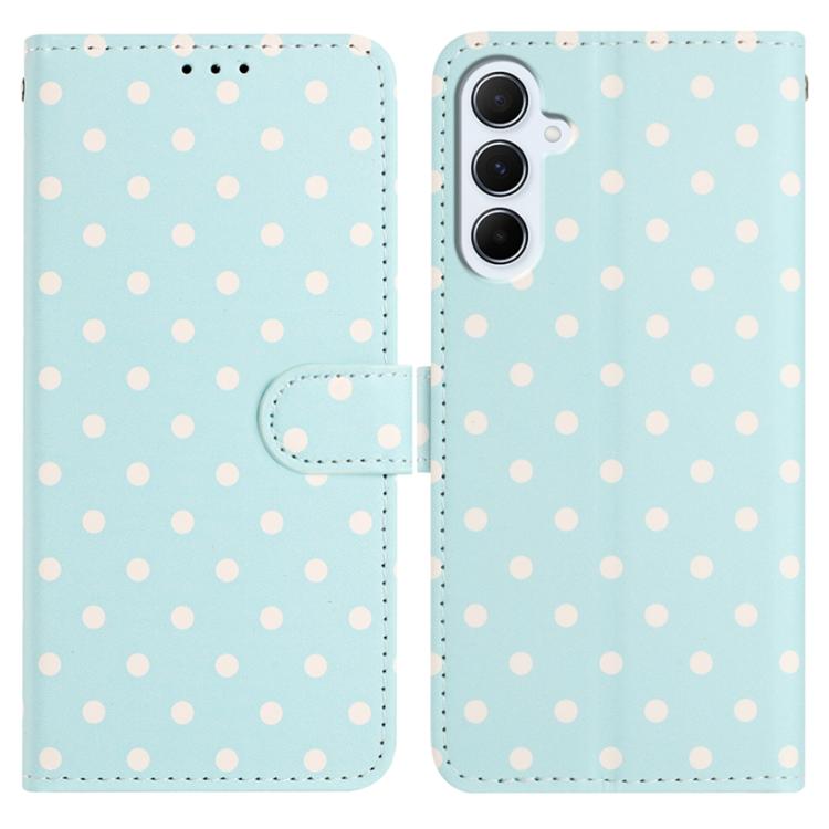 Custodia in ecopelle con motivo a pois per Samsung Galaxy S23 FE, Ultra, S23+ e