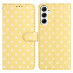 Custodia in ecopelle con motivo a pois per Samsung Galaxy S23 FE, Ultra, S23+ e