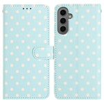 Custodia per telefono in ecopelle con motivo a pois per Samsung Galaxy S25 FE