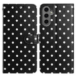 Custodia per telefono in ecopelle con motivo a pois per Samsung Galaxy S25 FE
