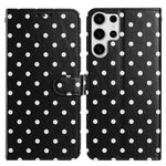 Custodia per telefono in ecopelle con motivo a pois per Samsung Galaxy S25 FE