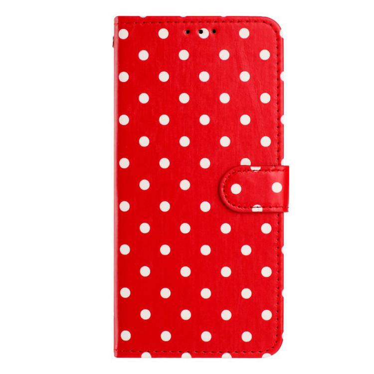 Custodia in ecopelle con motivo a pois per Samsung Galaxy S20+