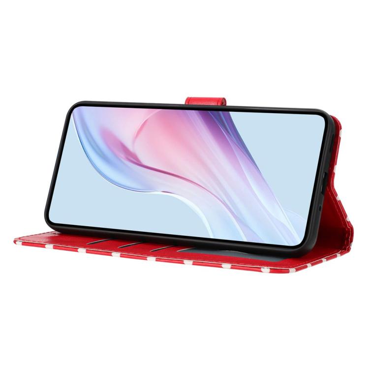 Custodia in ecopelle con motivo a pois per Samsung Galaxy S20+