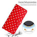 Custodia in ecopelle con motivo a pois per Samsung Galaxy S20+