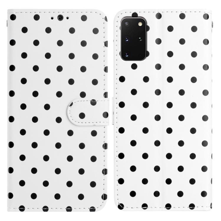 Custodia in ecopelle con motivo a pois per Samsung Galaxy S20+