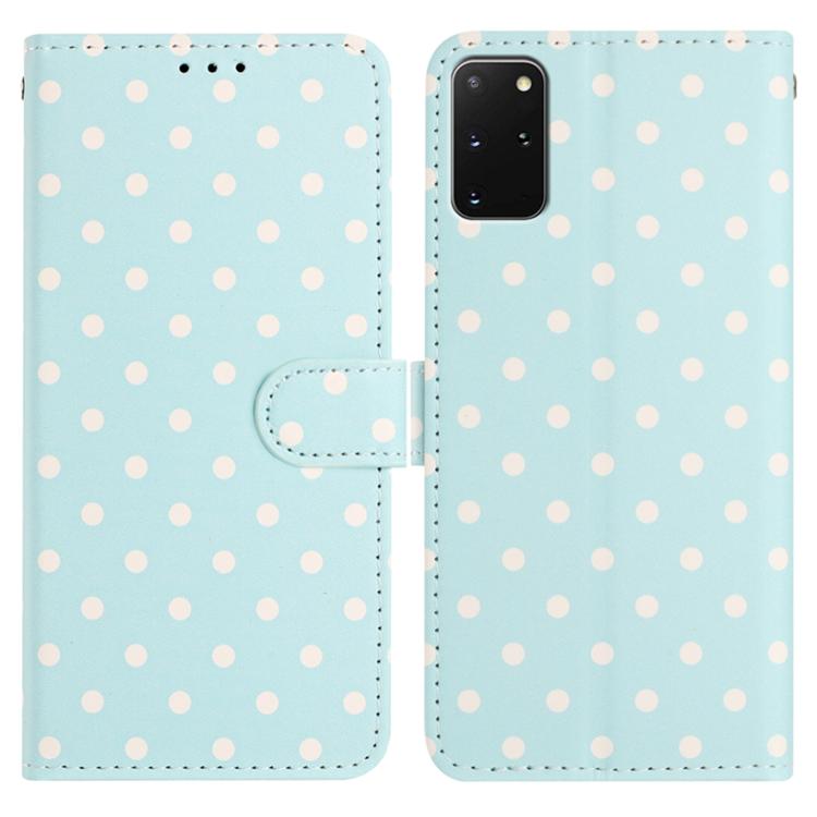 Custodia in ecopelle con motivo a pois per Samsung Galaxy S20+