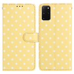Custodia in ecopelle con motivo a pois per Samsung Galaxy S20+