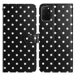 Custodia in ecopelle con motivo a pois per Samsung Galaxy S20+