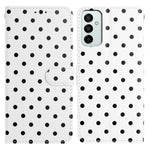 Custodia in ecopelle con motivo a pois per Samsung Galaxy M23