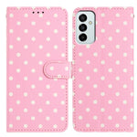 Custodia in ecopelle con motivo a pois per Samsung Galaxy M23
