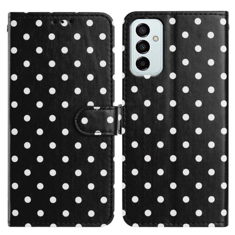 Custodia in ecopelle con motivo a pois per Samsung Galaxy M23
