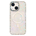 Custodia per telefono ibrida in TPU e IMD PC con strass su entrambi i lati e magnete., For iPhone 15 Pro Max, For iPhone 15 Pro, For iPhone 15, For iPhone 14
