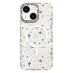 Custodia per telefono ibrida in TPU e IMD PC con strass su entrambi i lati e magnete., For iPhone 15 Pro Max, For iPhone 15 Pro, For iPhone 15, For iPhone 14